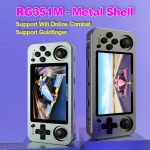 ANBERNIC RG351M Retro Video Game Console Aluminum Alloy Shell RG351P 2500 Game Portable Console RG351 Handheld Game Player