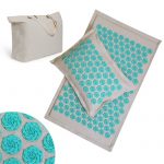 Spike Mat Acupressure Mat, Massage Mat Acupuncture Pillow Set Yoga Mat Needle Relieve Back, Neck and Sciatic Pain, Relax Muscles