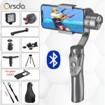 Orsda 3 Axis Handheld smart Gimbal Stabilizer for Smartphone Action camera Video Record tik Youtube tiktok tok Vlog Live