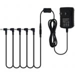 5 Way Electric Guitar Effect Pedal Power Supply accessories Cables Adapter Daisy Chain Wire Pro 9V DC 1A US EU UK JP AU Plug pod